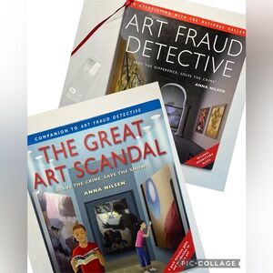 Set of 2 Art Mystery books: “The Art Fraud Detective” & “The Great Art Scandal”